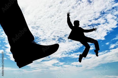 Foto Leg makes a kick in the ass man