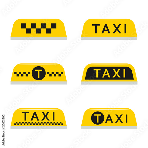 Taxi light sign