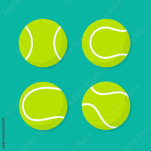 Tennis ball vector icon © Vikivector
