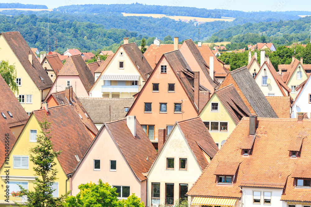 Houses of Rothenburg ob der Tauber