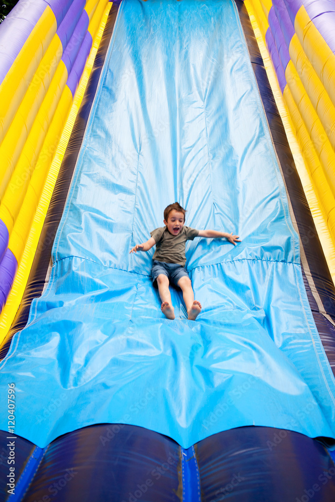 Obraz premium Inflatable slide