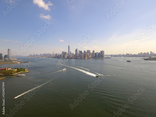 Aerial image of New York City Manhattan