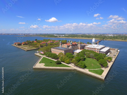 Aerial photo Ellis Island New Jersey photo
