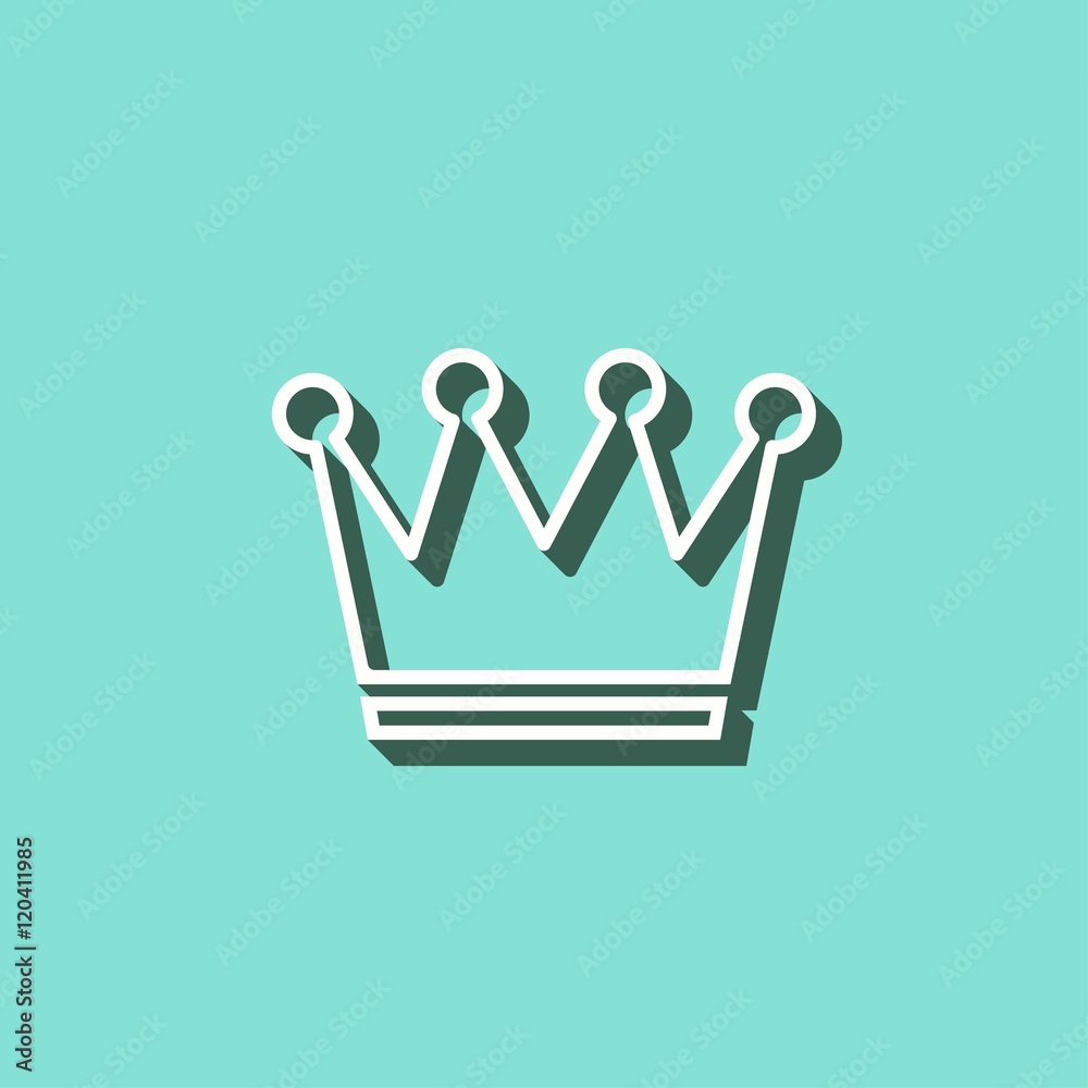 Crown - vector icon. Crown - vector icon.