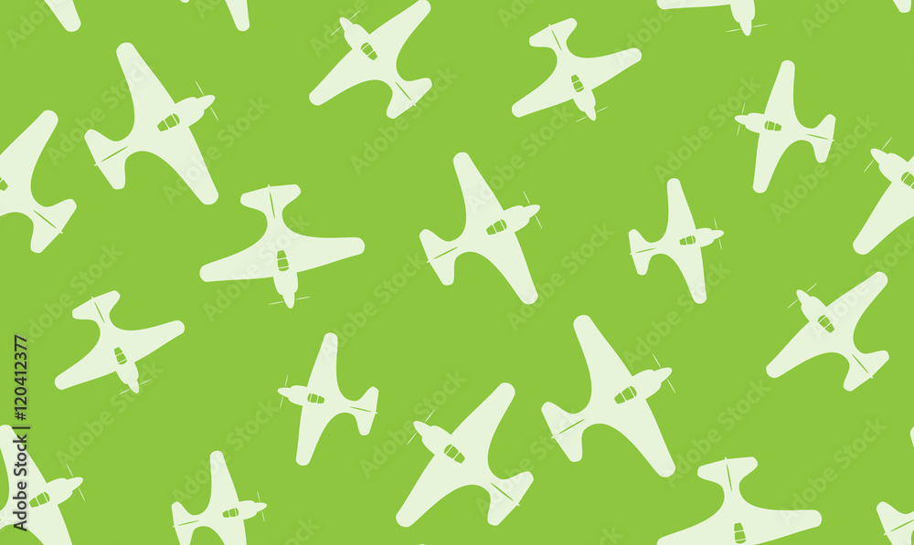 Vector seamless pattern of aircraft. Vector seamless pattern of aircraft.