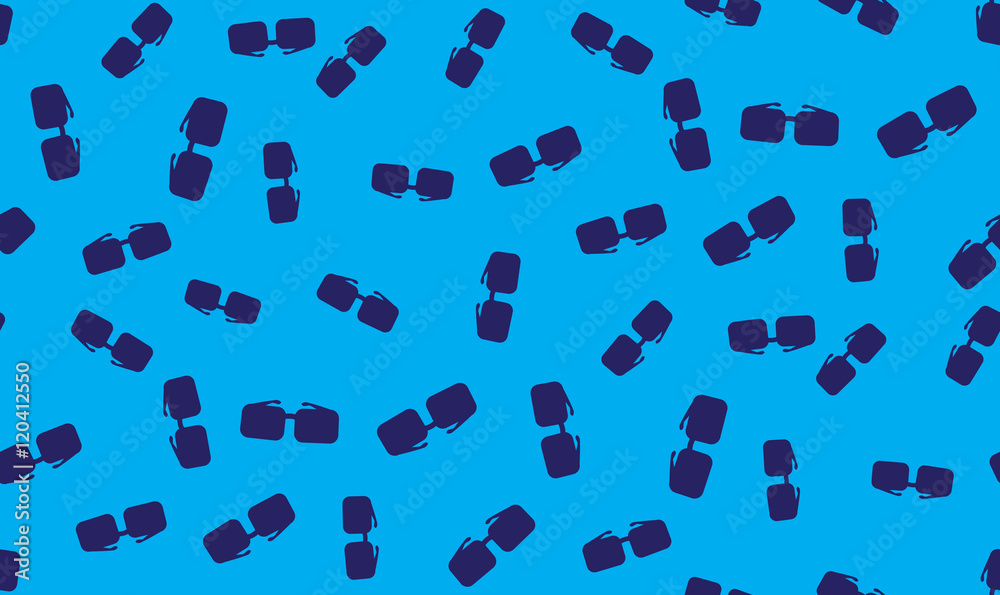Vector seamless background of glasses. Vector seamless background of glasses.