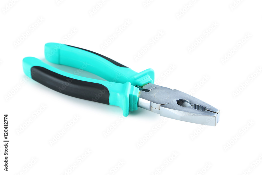 Pliers isolated on a white background Pliers isolated on a white background