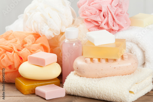 Soap Bar And Liquid. Shampoo, Shower Gel. Towels. Spa Kit.