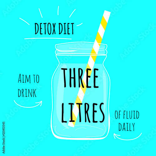 Detox diet, time to drink