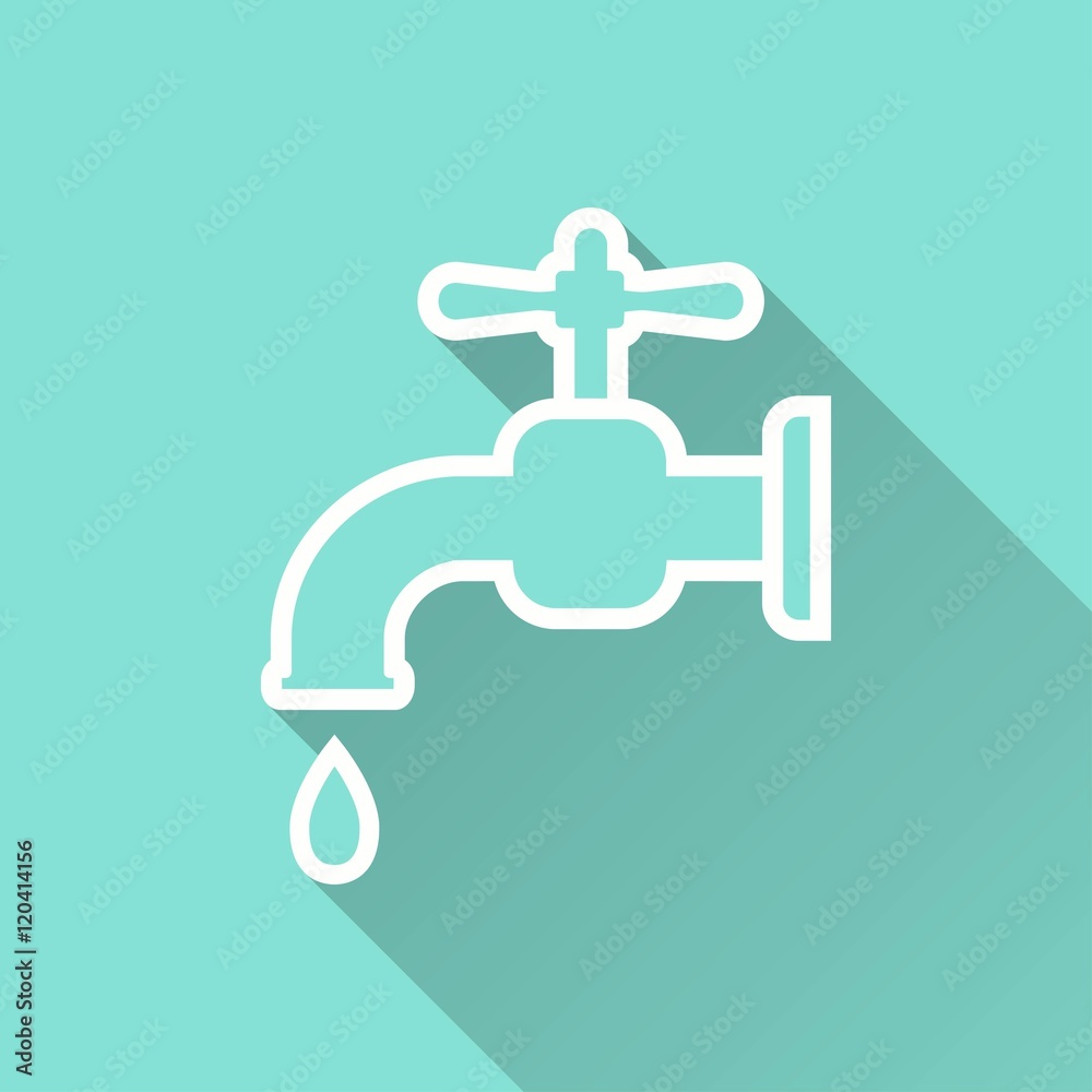 Faucet - vector icon. Faucet - vector icon.