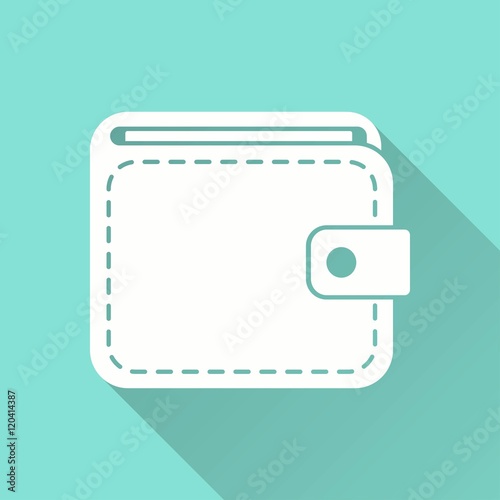 Wallet - vector icon.