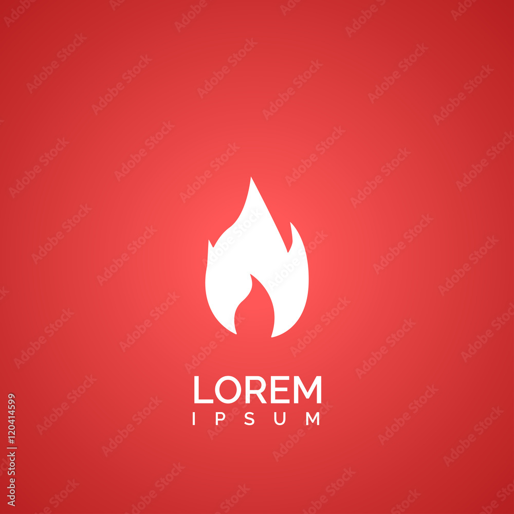 fire icon. vector illustration fire icon. vector illustration