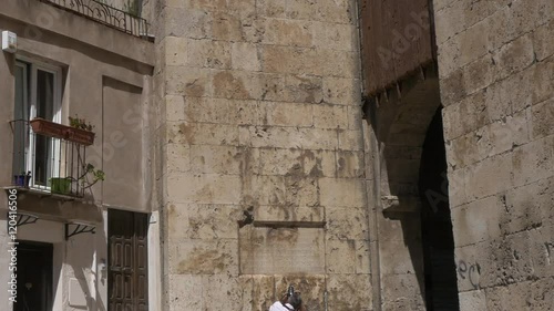 Elephant Tower in Cagliari, Sardinia. UHD footage  photo