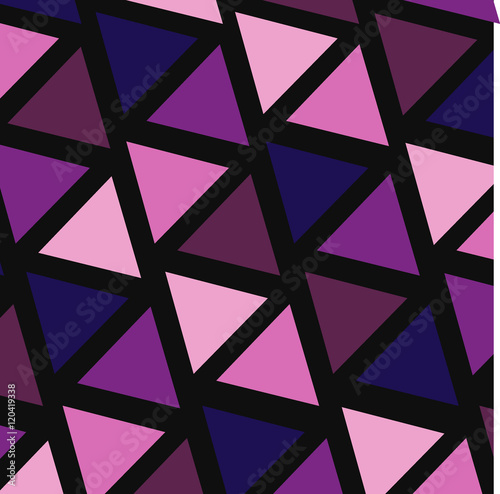 colorful triangels in purpul`s tone