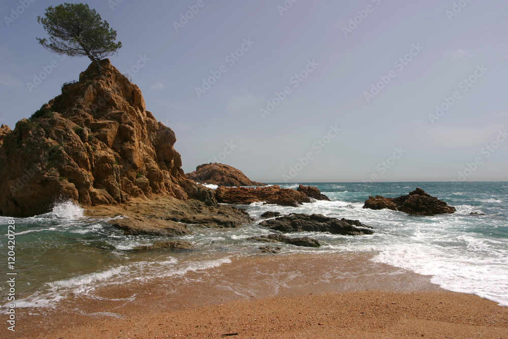 Felsenküste am Mittelmeer - Spanien - Mallorca Felsenküste am Mittelmeer - Spanien - Mallorca