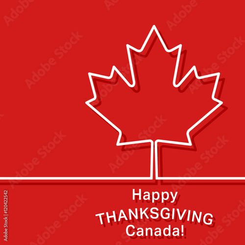Canada thanksgiving card