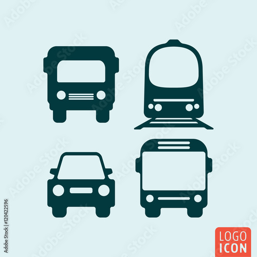 Transport icon isolated