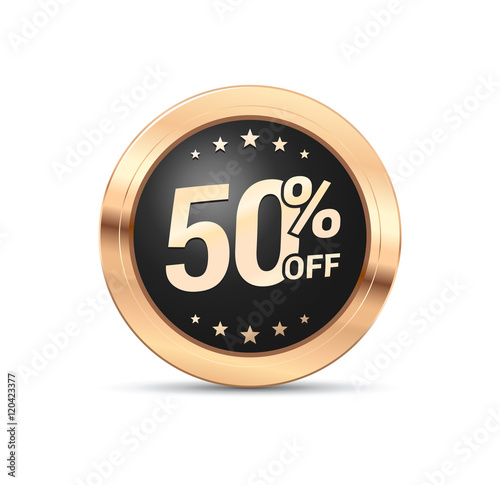 50% Off Badge
