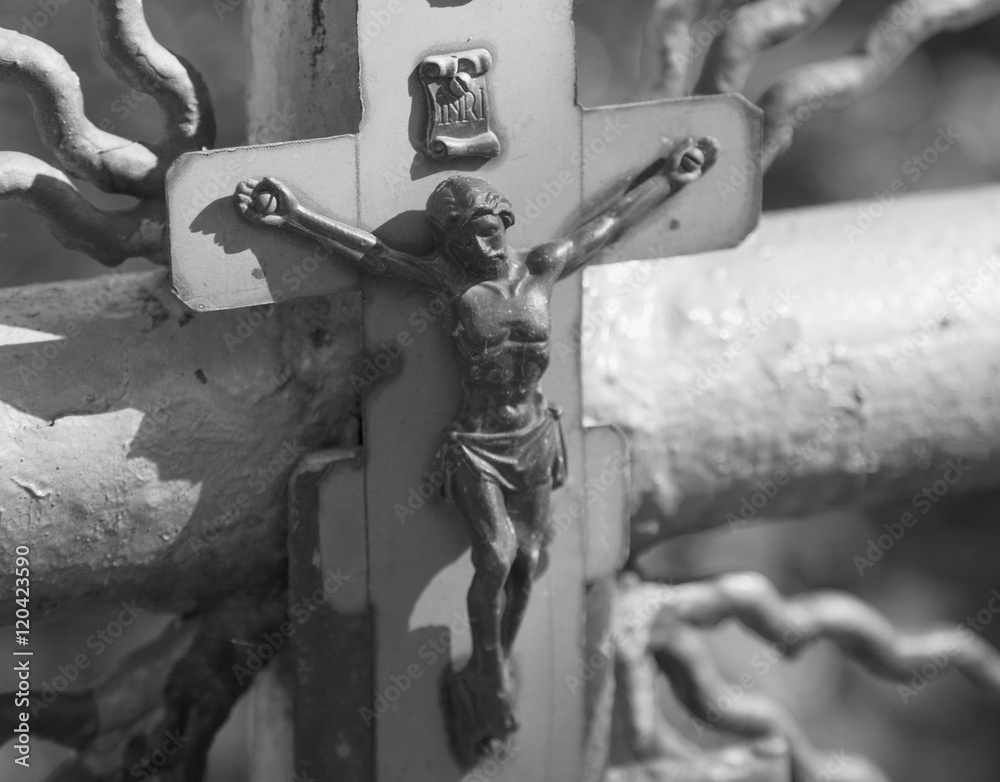 the crucifixion of Jesus Christ StockFoto Adobe Stock