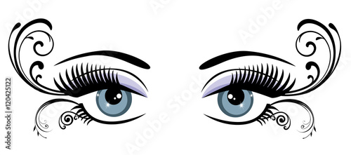 Eye With Long Lashes