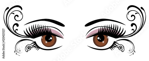 Eye With Long Lashes