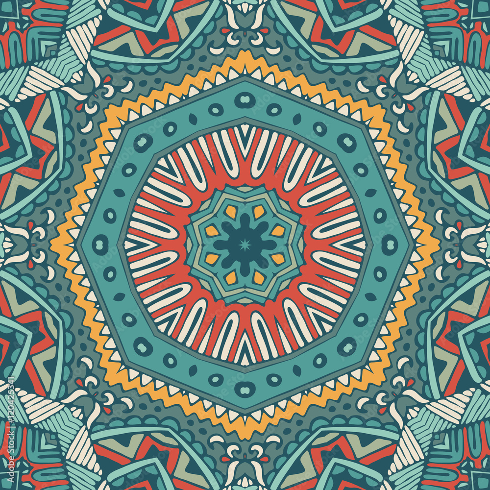 Abstract seamless vector tiles pattern for fabric Abstract seamless vector tiles pattern for fabric