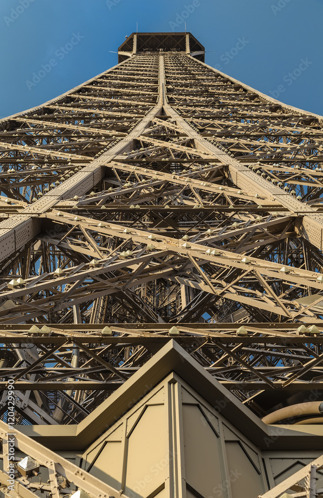 Metal construction of the Eiffel Tower