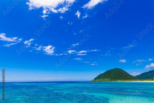 海、空、風景。沖縄、日本、アジア。 © dreamsky