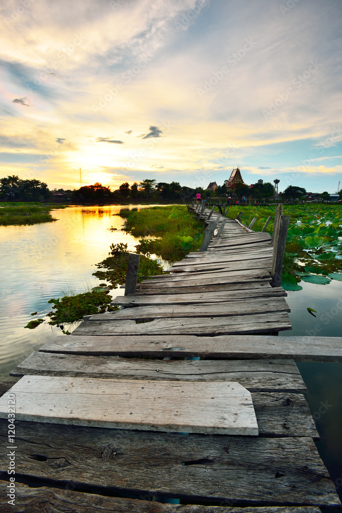 Obraz premium Bridge wood