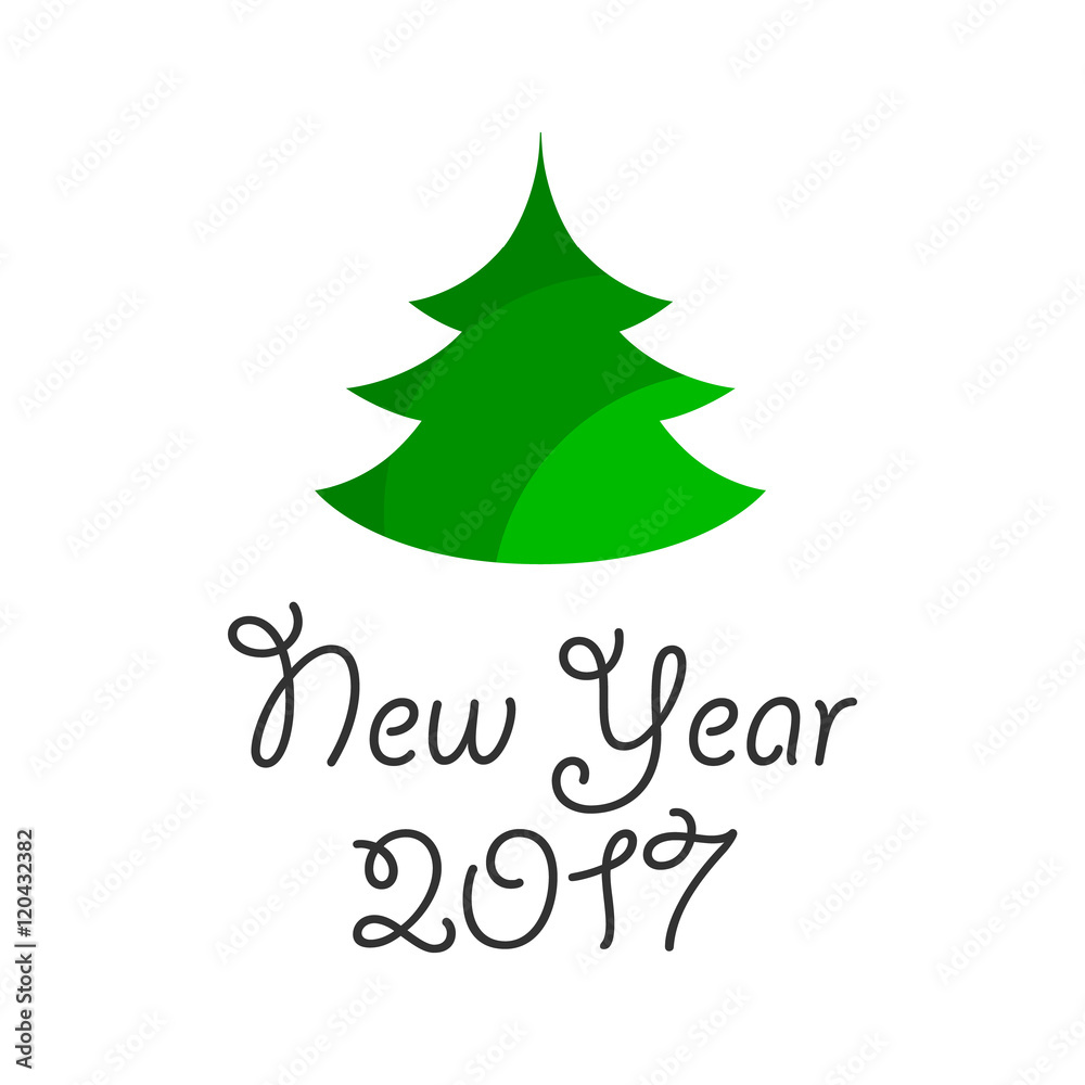 Creative New year tree Creative New year tree