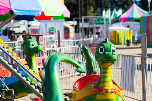 Dragon ride at the Clallam County Fair photo
