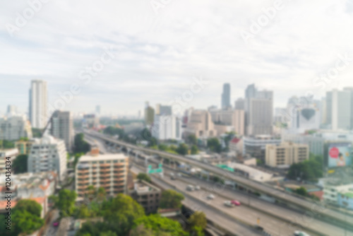 Abstract blur city background .