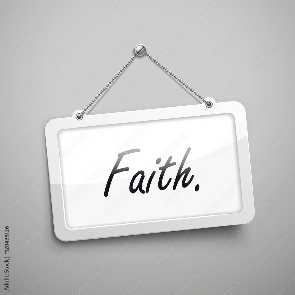 faith hanging sign faith hanging sign