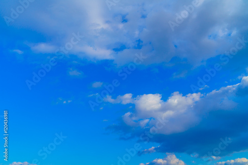 Blue sky with clouds