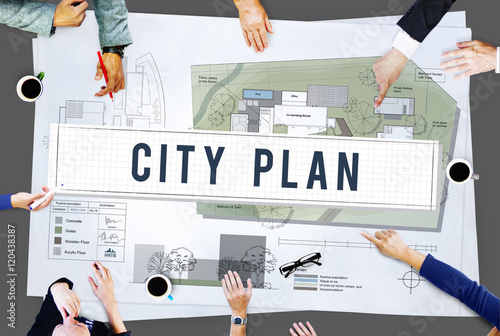 Foto City Plan Municipality Community Town Management Concept