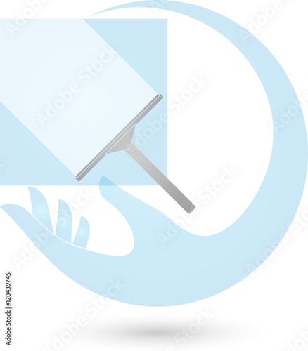 Fenster putzen, Hand, Reinigung, Reinigungsfirma