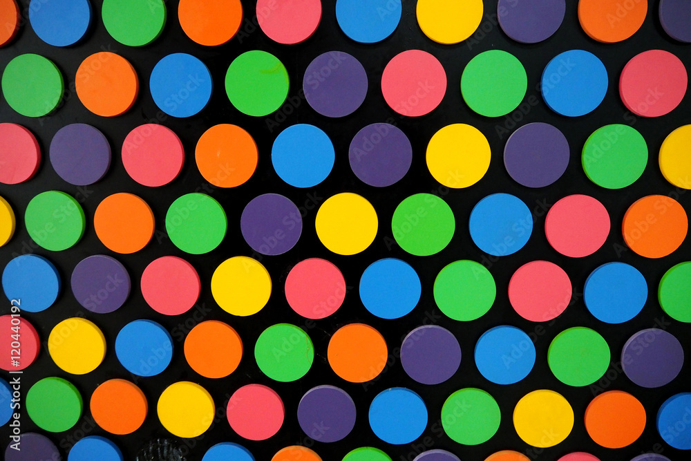 Colourful poka dot Colourful poka dot