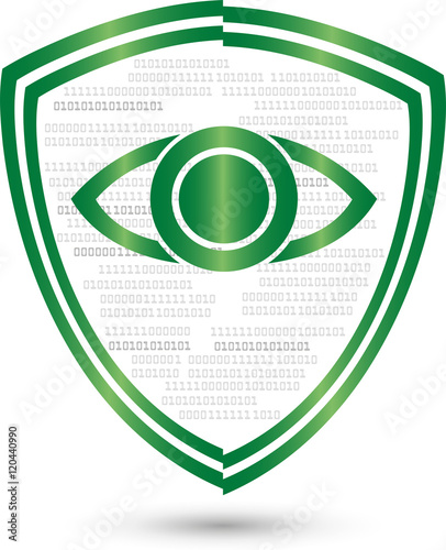 Logo, Auge, Schild, Wappen, Sicherheit