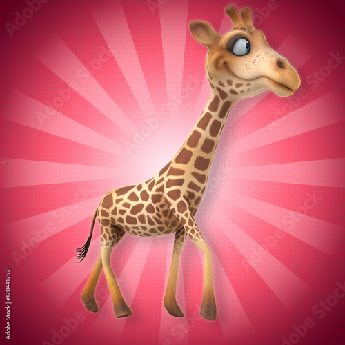 Fun giraffe