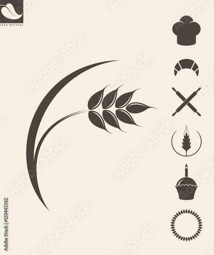 Bakery. Set