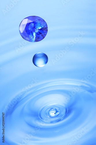 サファイヤの水滴
