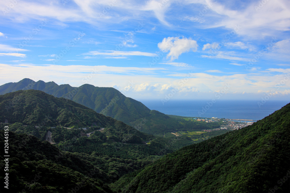 Obraz premium 屋久島の山並 