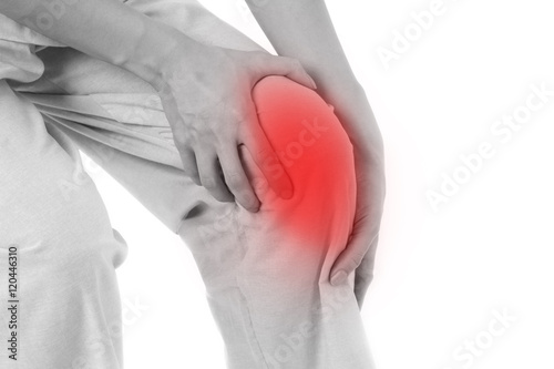 woman suffering from knee joint pain, arthritis, gout © 9nong