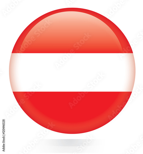 Free Download Austria flag button - GFXLoad
