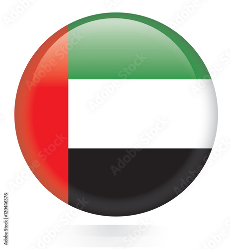 United Arab Emirates flag button