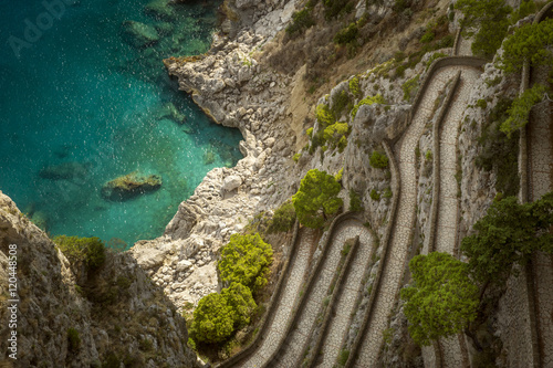 Via Krupp on Capri Island in Italy