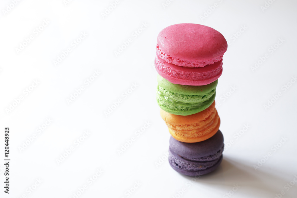 colorful French macarons colorful French macarons