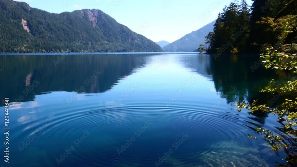 Lake Crescent at Olympic National Park, Washington, USA Lake Crescent at Olympic National Park, Washington, USA