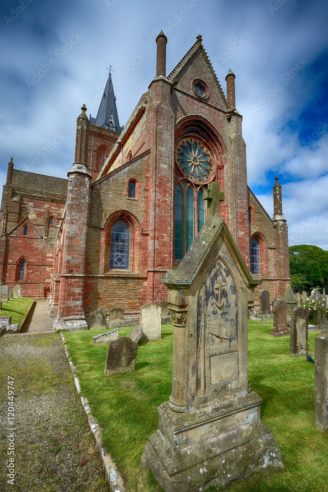 St Magnus Cathedral and cemetery