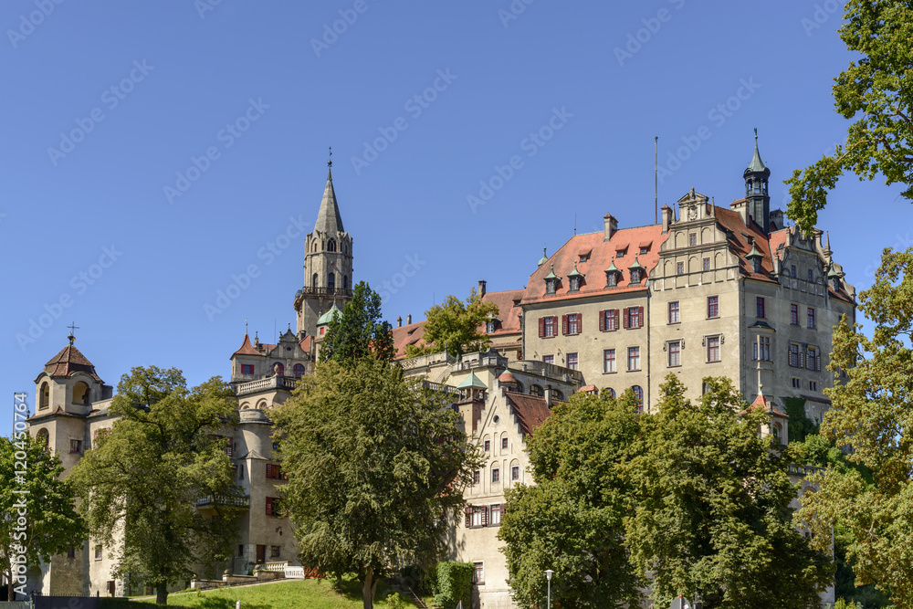 Sigmaringen castle east side, Baden Wuttenberg